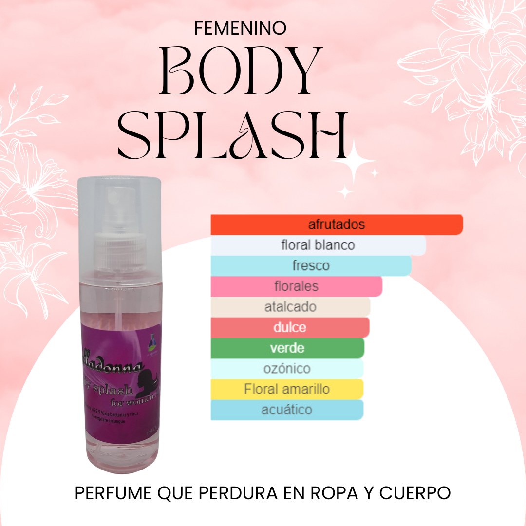 Body Splash fragancias Femeninas