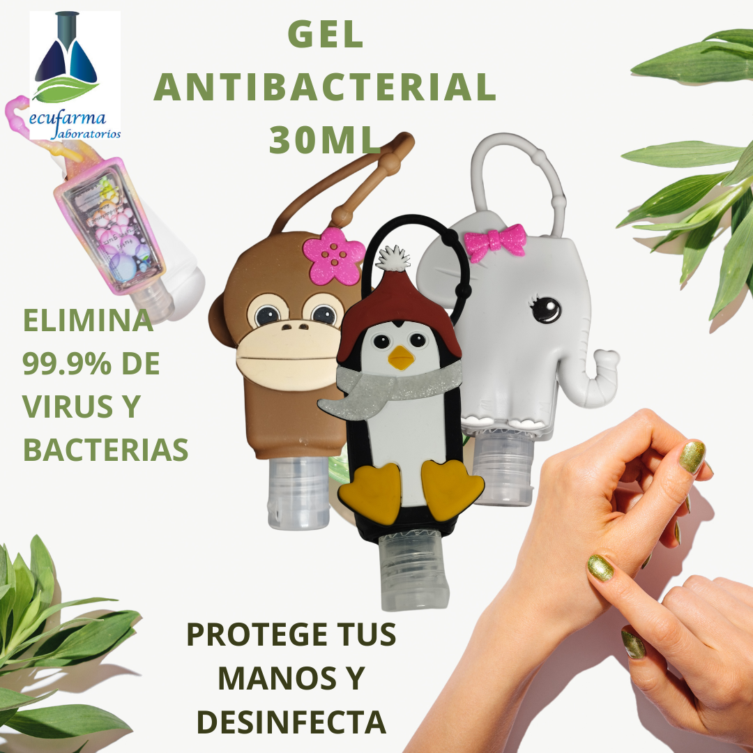 Gel antibacterial Estuche Animalitos