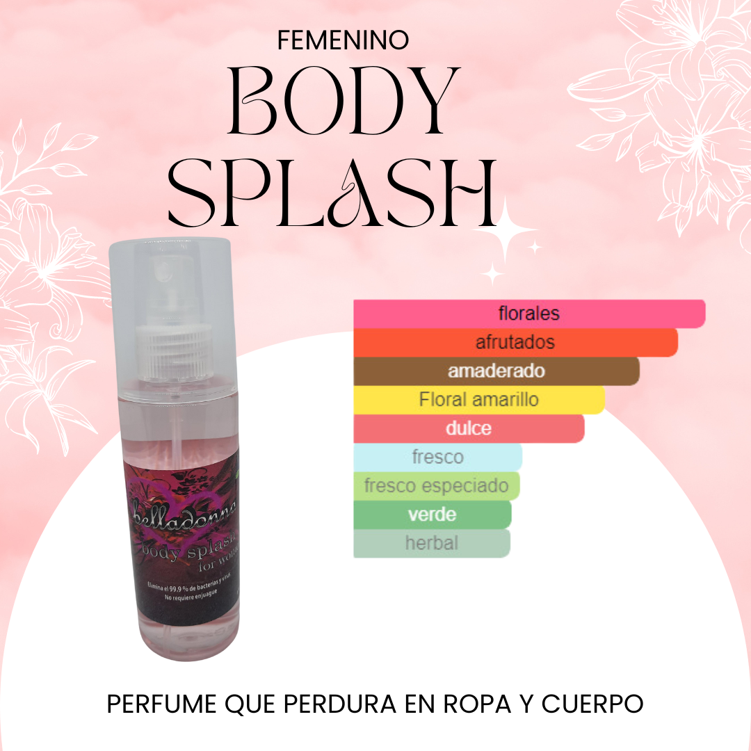 Body Splash fragancias Femeninas